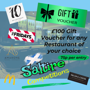 🍴✨£100 Restaurant Voucher of your choice ✨🍴